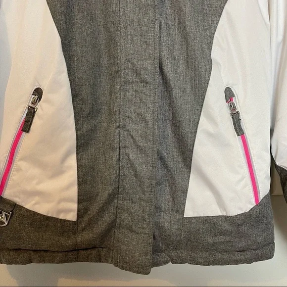 Gerry Gray White & Pink Girls Winter Ski Jacket Size XL(16) or Woman’s S… - Picture 3 of 16